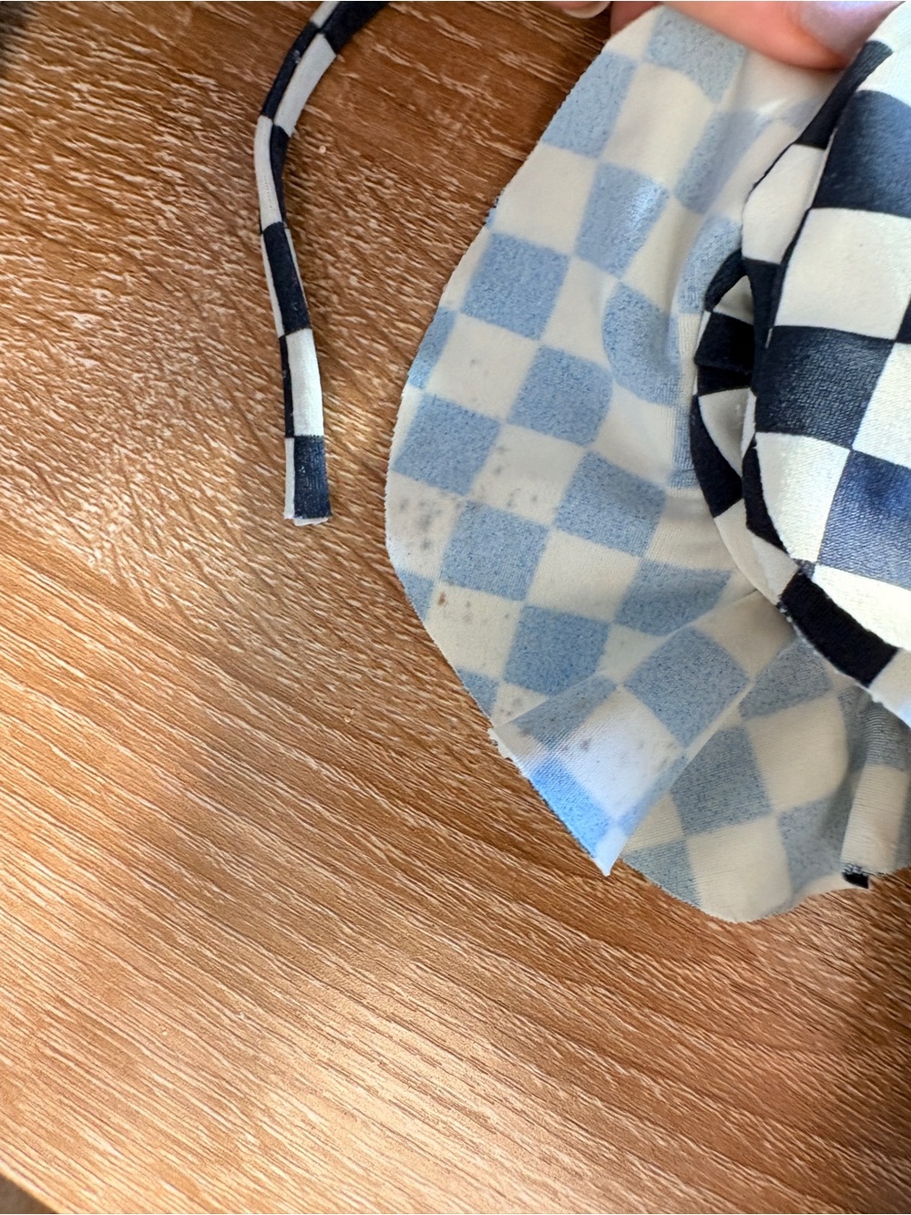 Mikoh Navy & White Checker One-Piece Rashguard Swimsuit - Picture 7 of 8